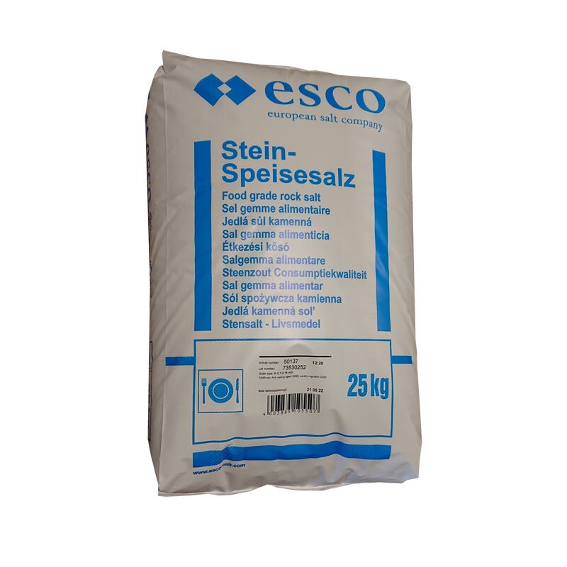 Sůl jedlá kamenná 25kg 50140 – balení