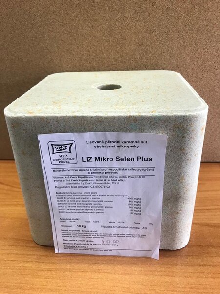Liz minerální Mikro Selen Plus 10kg – balení